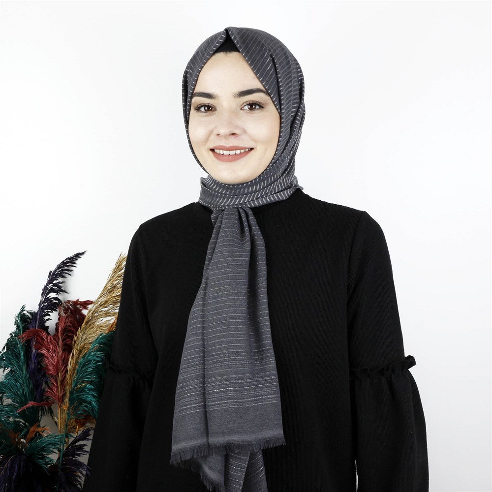 Aker Sport Simli Çizgili Şal - 1070100-971