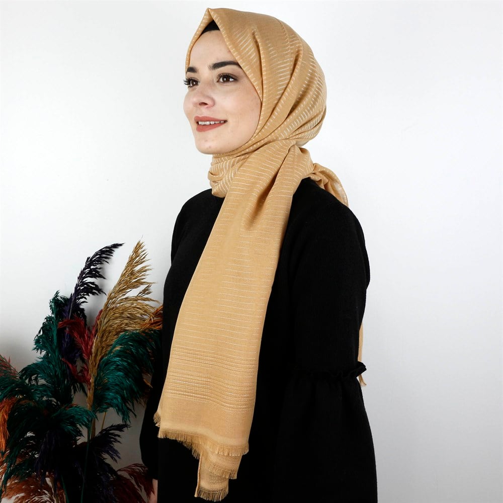 Aker Sport Simli Çizgili Şal - 1070100-961