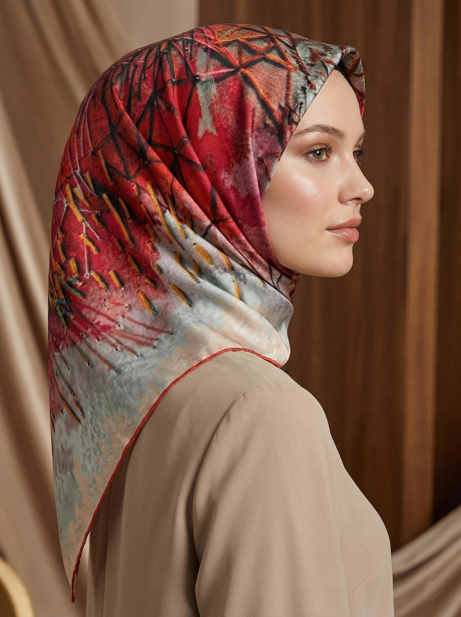 Aker Tivil Eşarp - Polyester Twill - 8290795-961