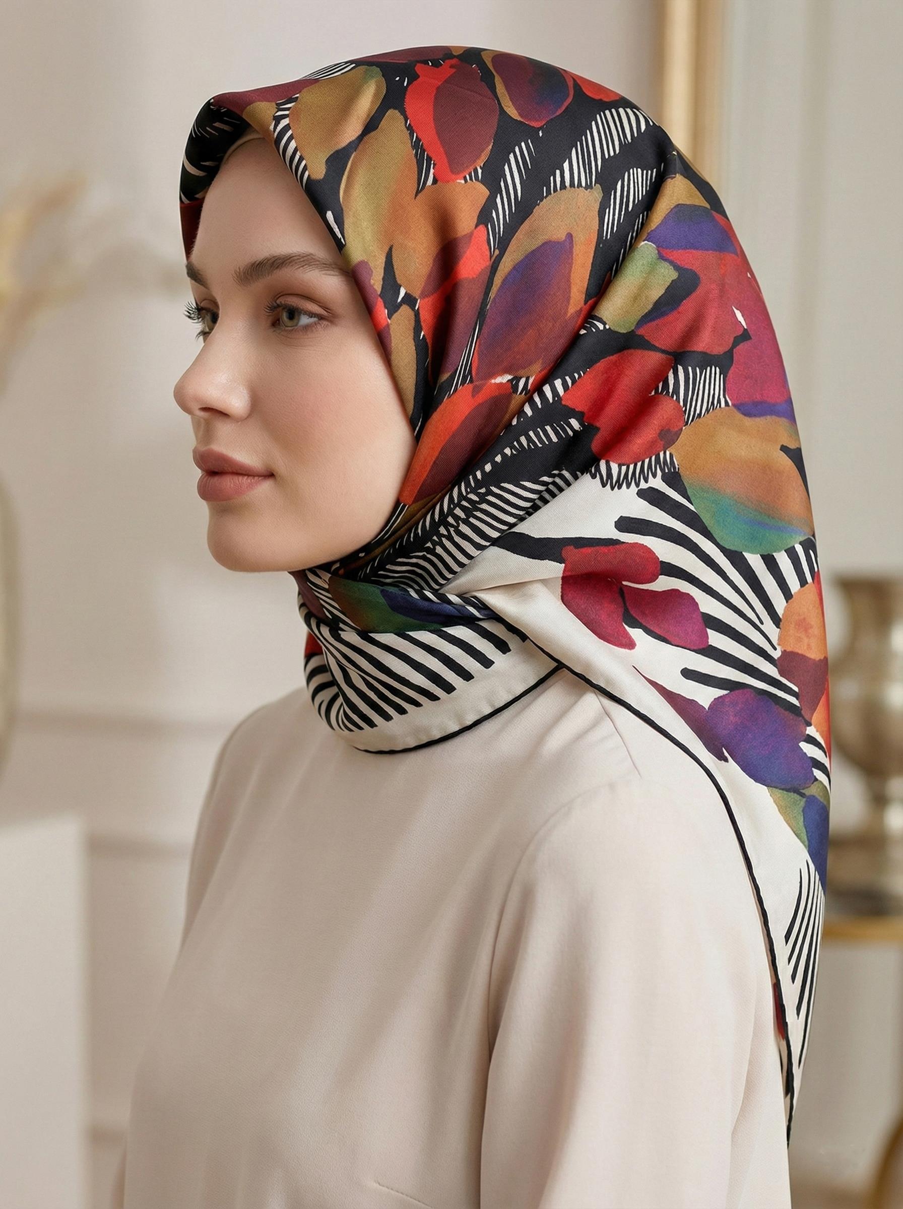 Aker Tivil Eşarp - Polyester Twill - 8559795-911