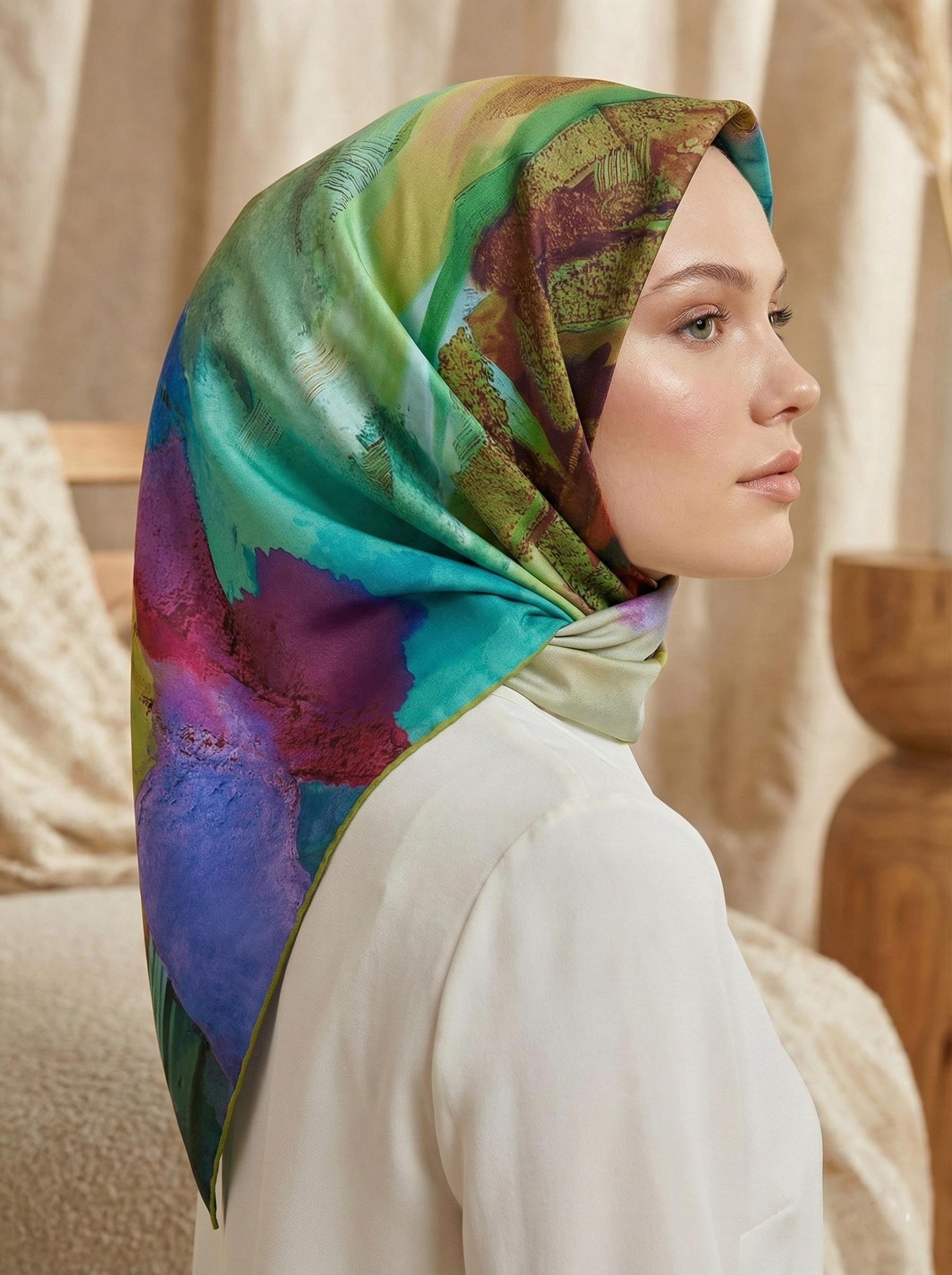 Aker Tivil Eşarp - Polyester Twill - 8674795-951