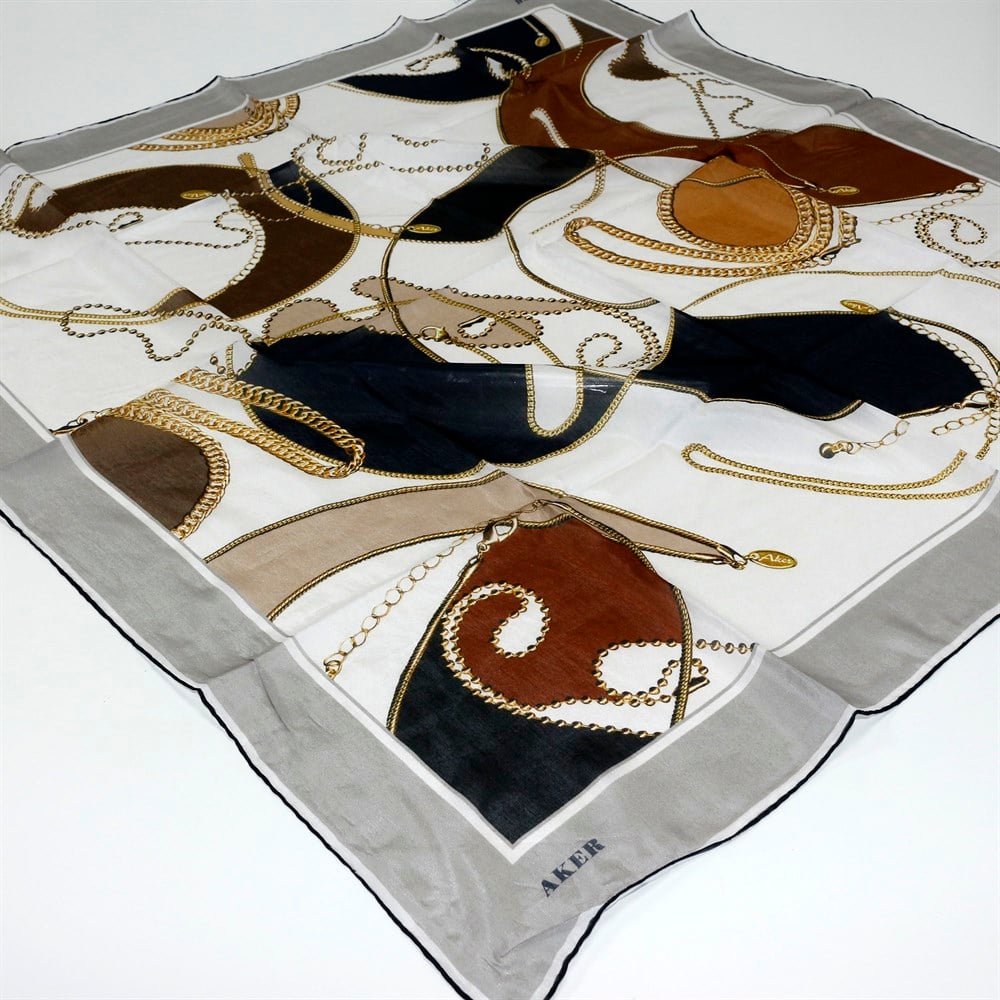 Aker Yaz Serinliği, Klimalı Koton Eşarp - 8088221-413