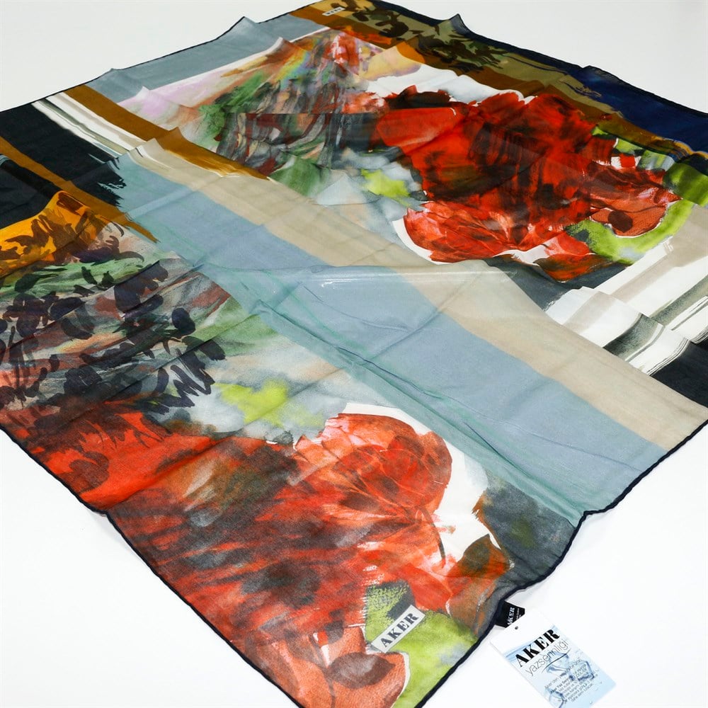 Aker Yaz Serinliği, Klimalı Koton Eşarp - 8087221-412