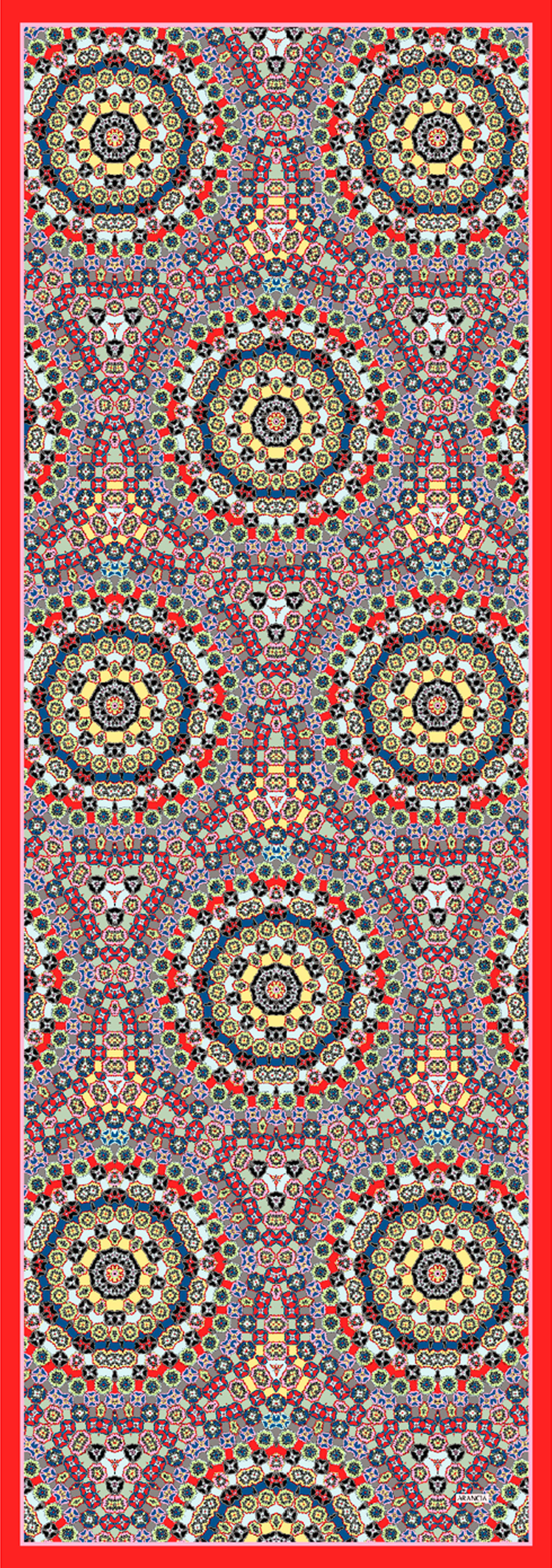 Arancia İpek Şal - 01AR514-702 - Tivil