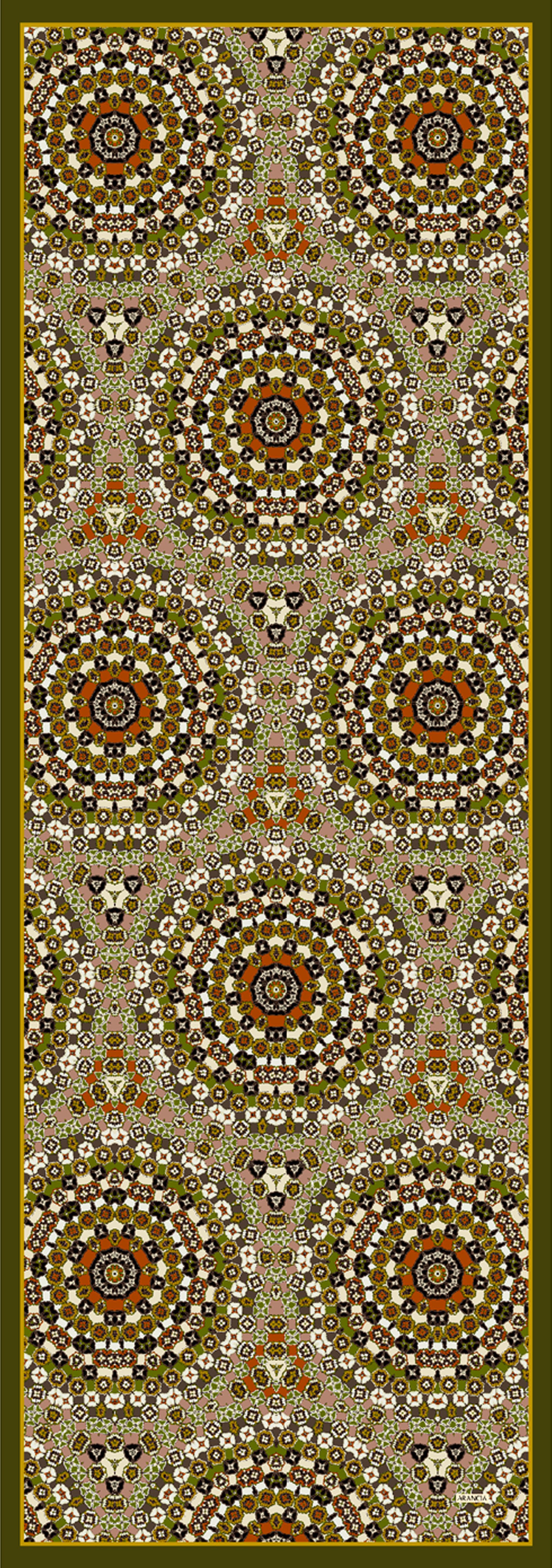 Arancia İpek Şal - 01AR514-704 - Tivil