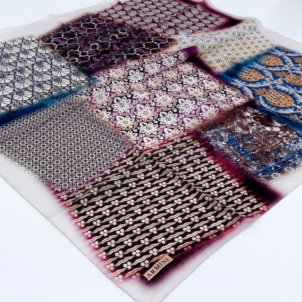 Armine Habotay Yazlık İpek Eşarp - 8305D 82