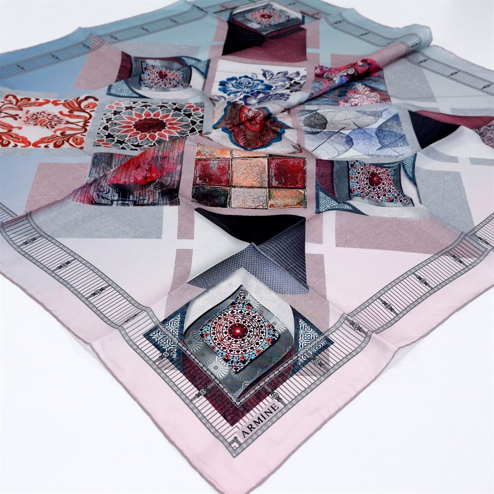 Armine Habotay Yazlık İpek Eşarp - 8312D 83