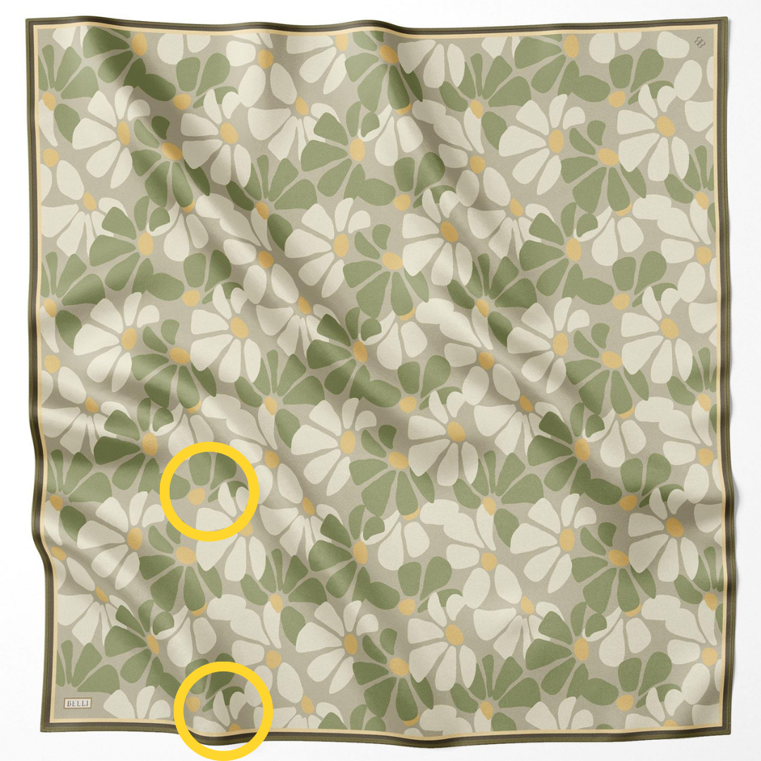 Armine Hafif Defolu İpek Eşarp - 4116D-32 - Tivil - C248