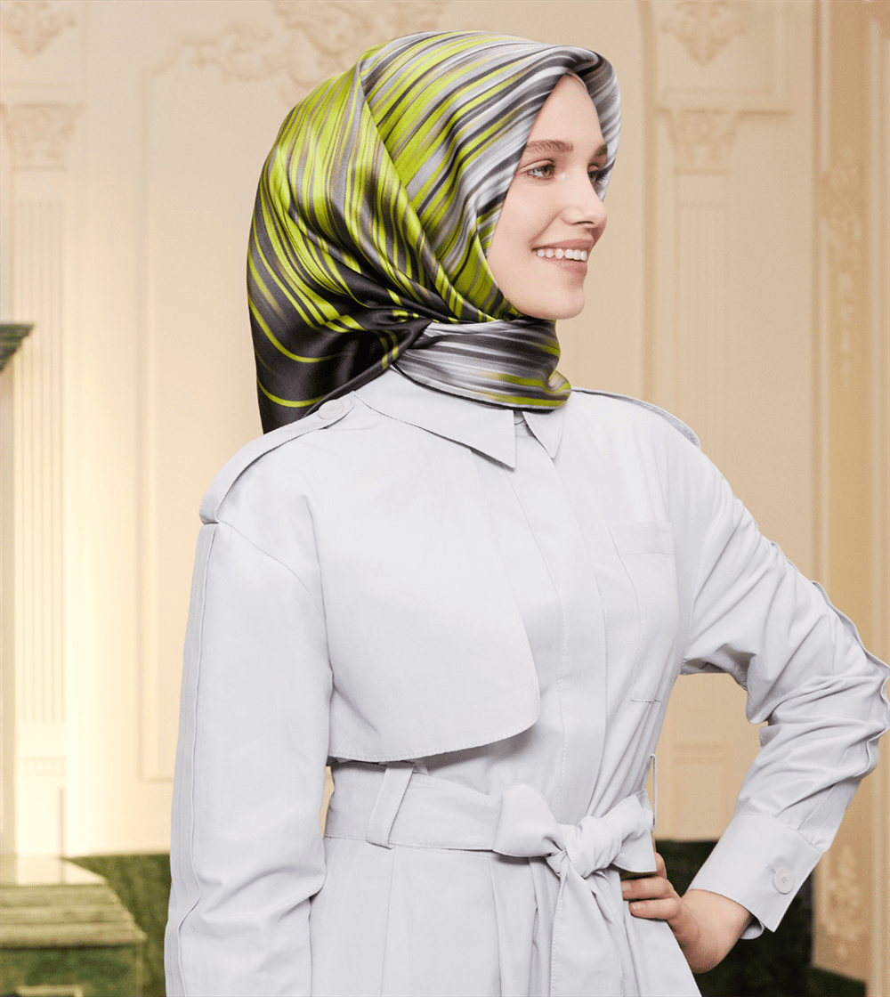Armine Hafif Defolu İpek Eşarp - 8956D-52 - Sura - C969