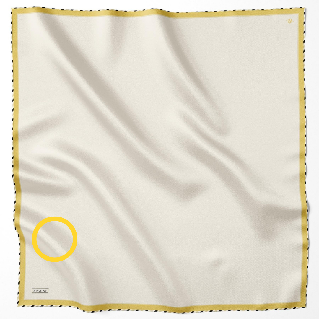 Armine Hafif Defolu İpek Eşarp - 8966D-68 - Tivil - C320