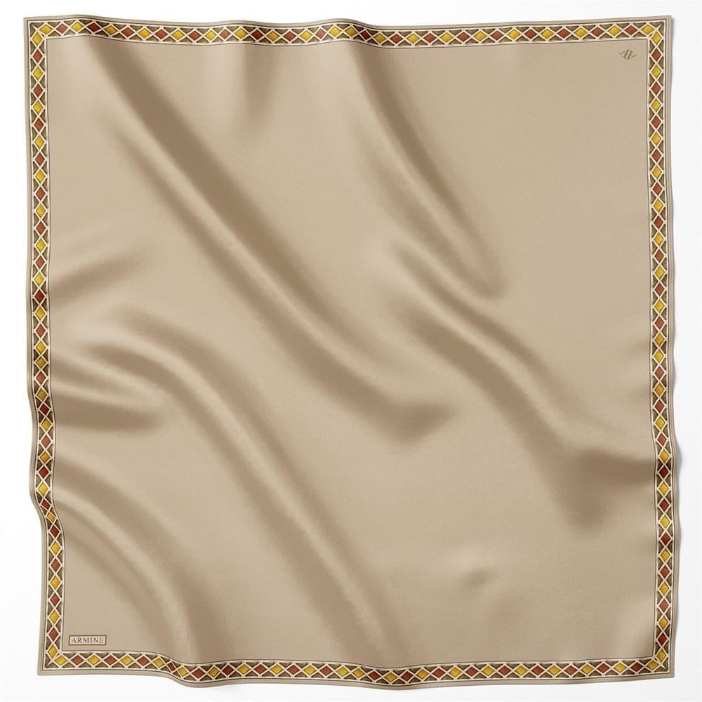 Armine Hafif Defolu İpek Eşarp - 9057D-37 - Tivil - D179