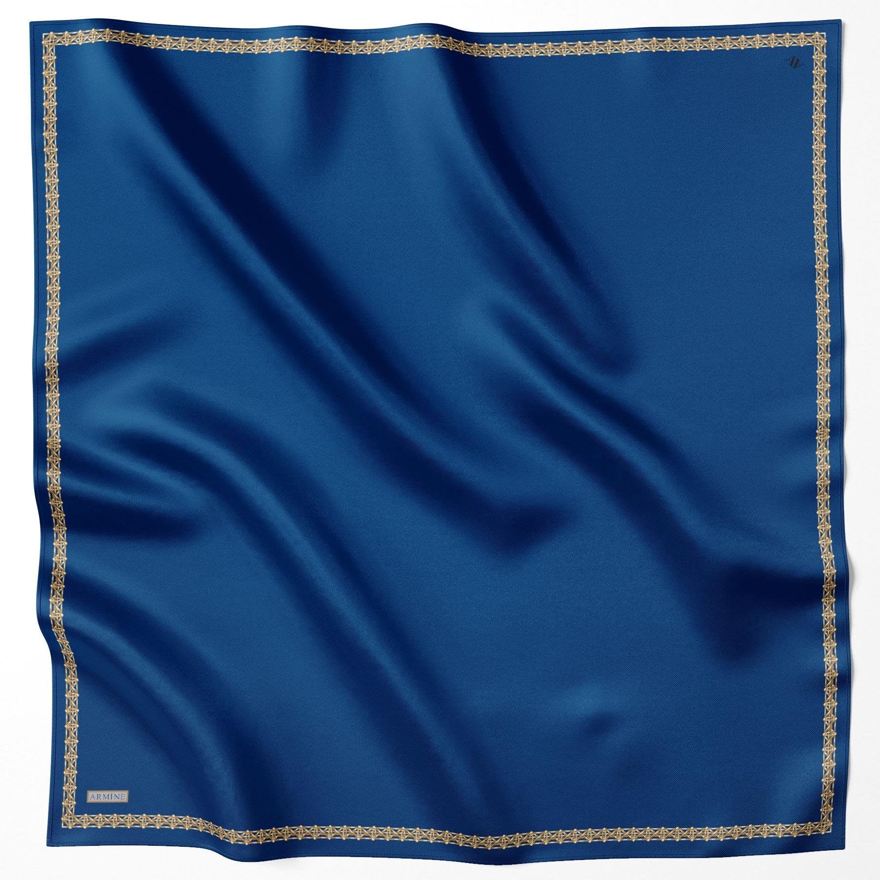 Armine Hafif Defolu İpek Eşarp - 9260D-53 - Tivil - C369