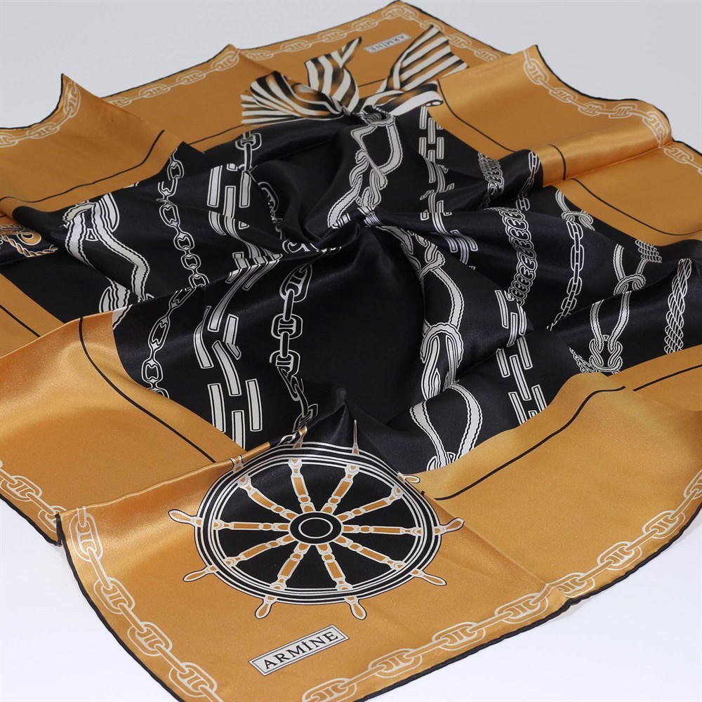 Armine Silk Scarf - 1001D 01 - Satin