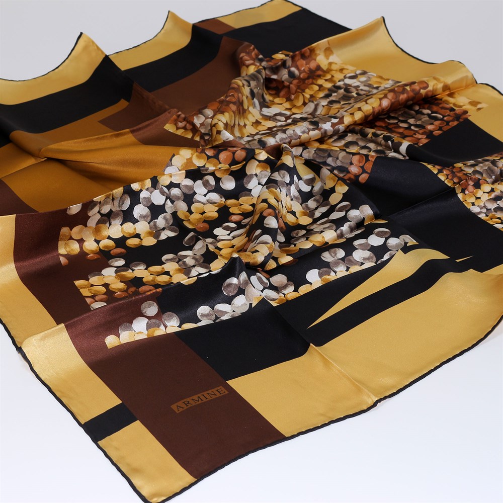 Armine Silk Scarf - 1011D 01 - Satin