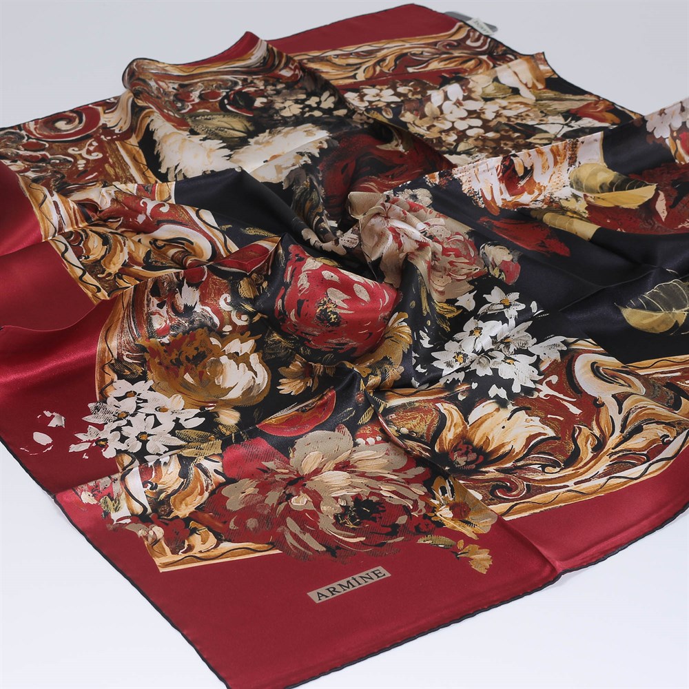 Armine Silk Scarf - 1042D 02 - Satin