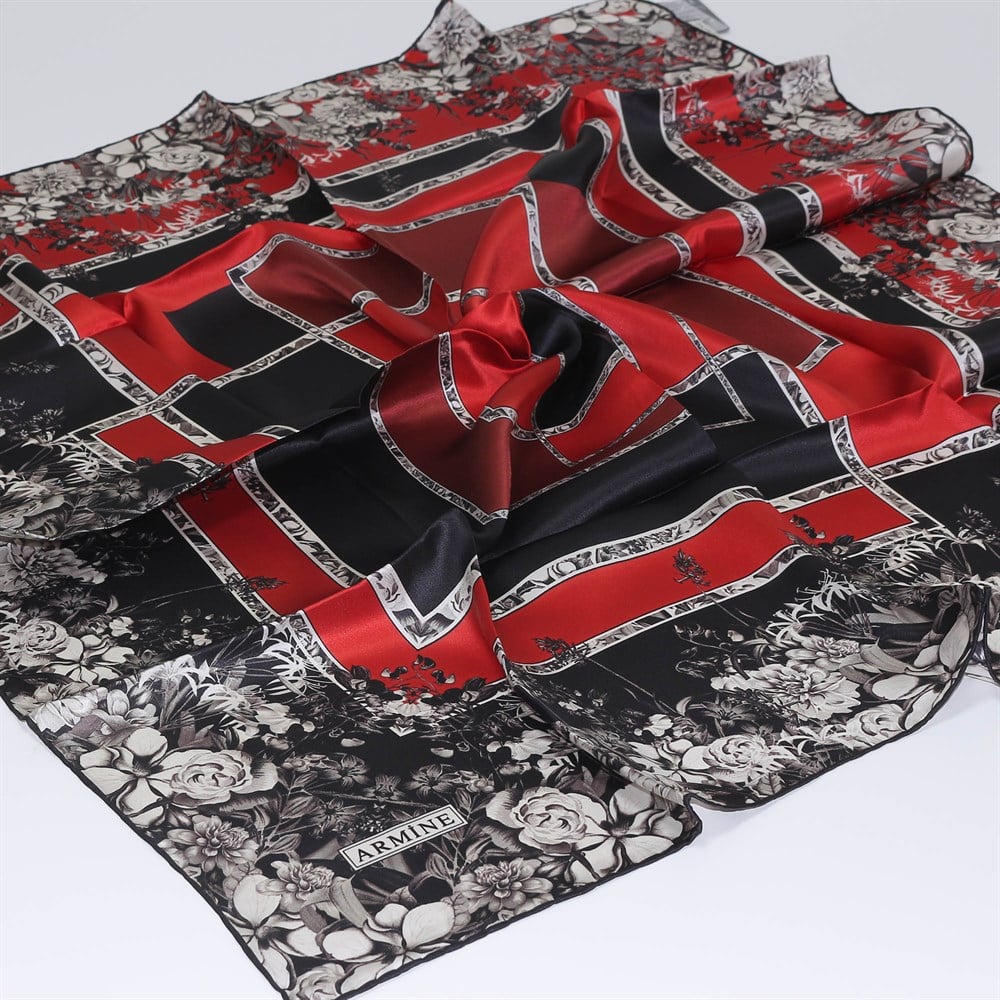 Armine Silk Scarf - 1032D 02 - Satin