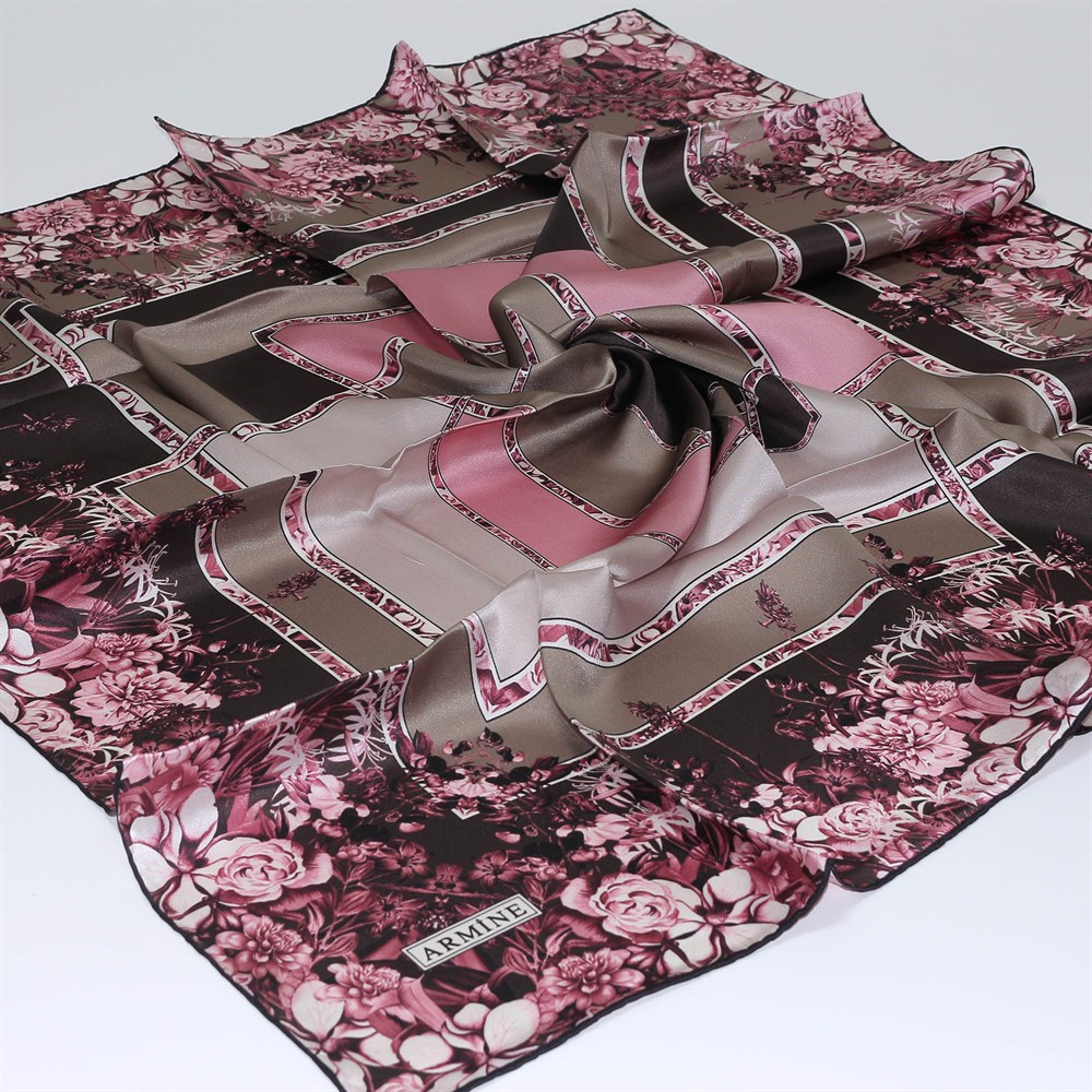Armine Silk Scarf - 1032D 01 - Satin