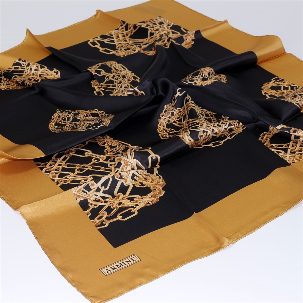 Armine Silk Scarf - 1018D 01 - Satin