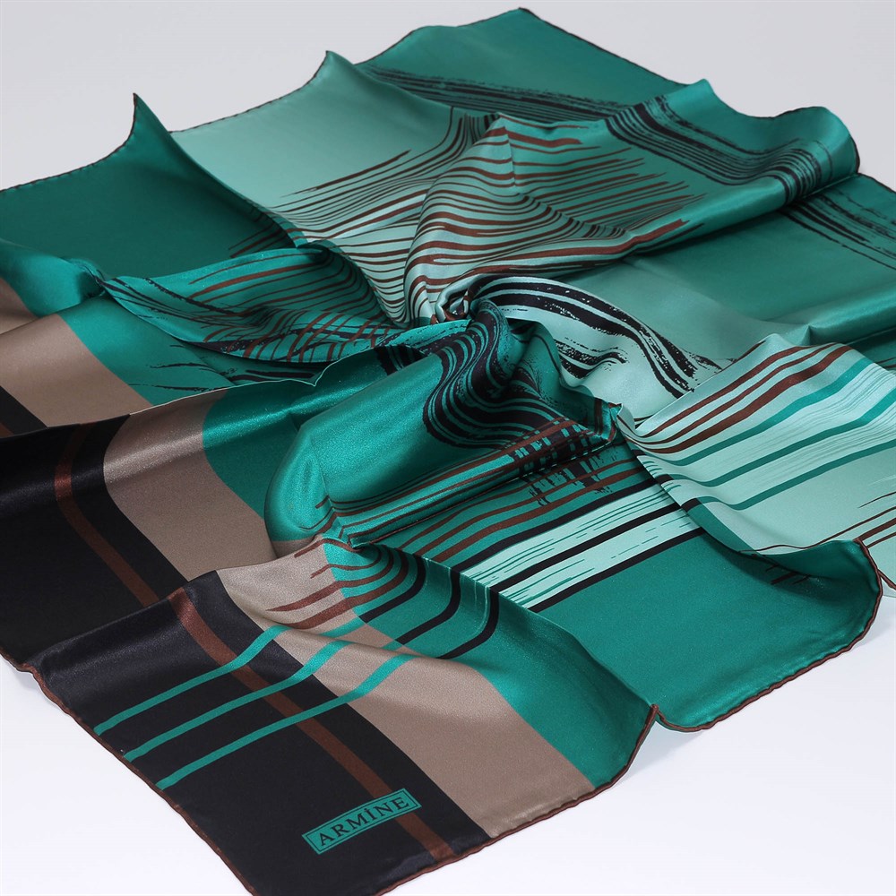 Armine Silk Scarf - 1033D 04 - Satin