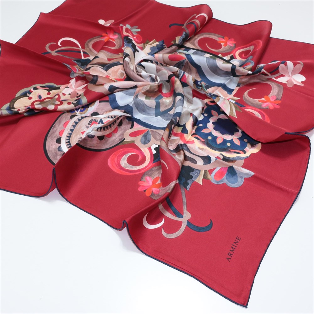 Armine Silk Scarf - 2611D 36 - Twill
