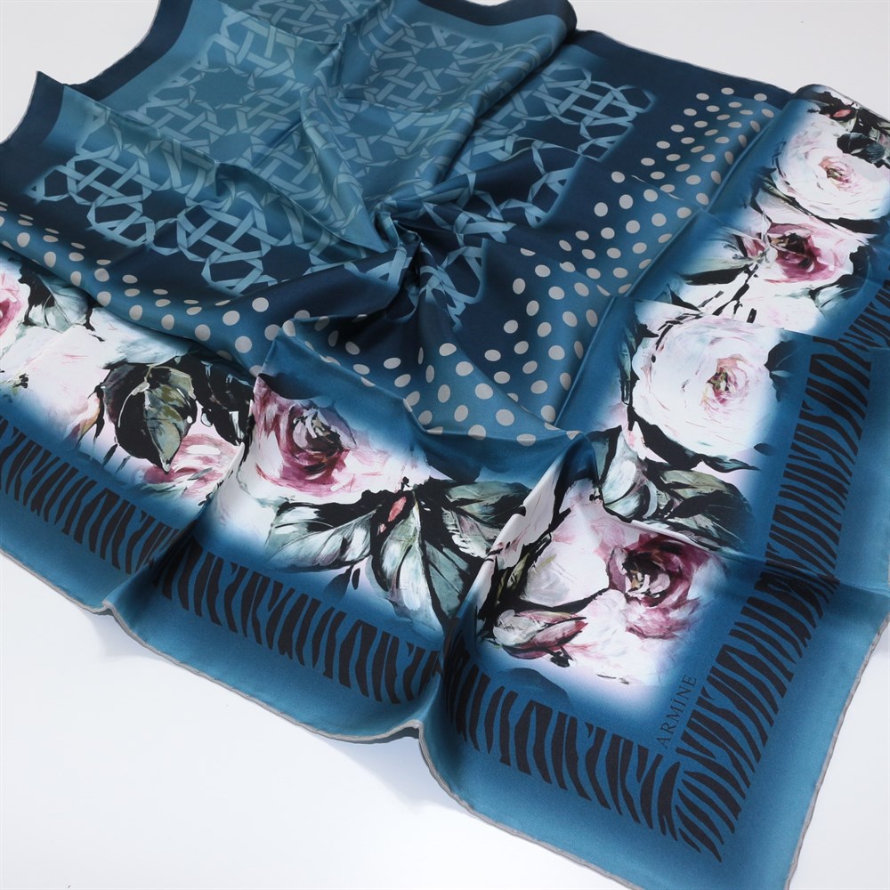 Armine Silk Scarf - 2621D 03 - Twill