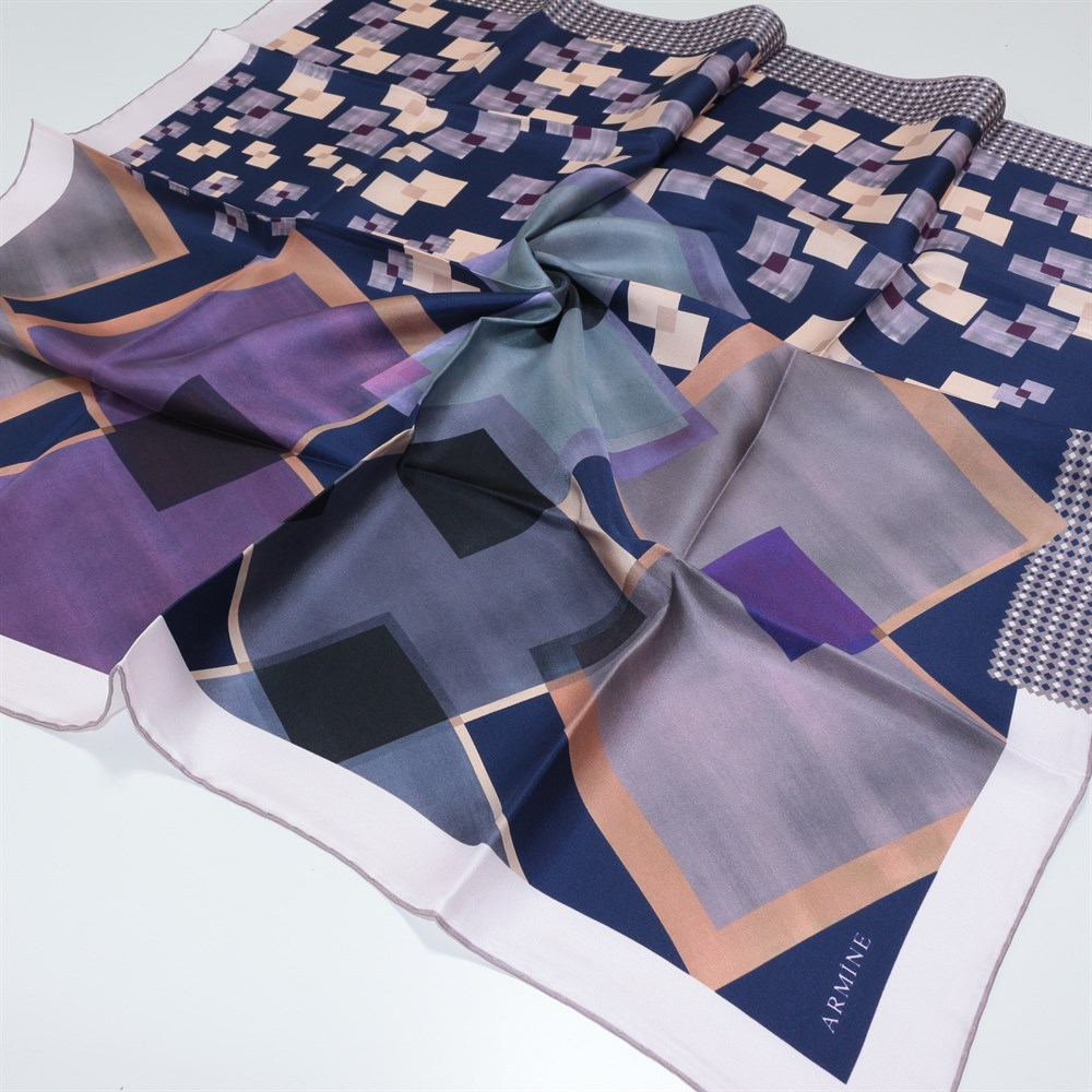 Armine Silk Scarf - 2617D 37 - Twill