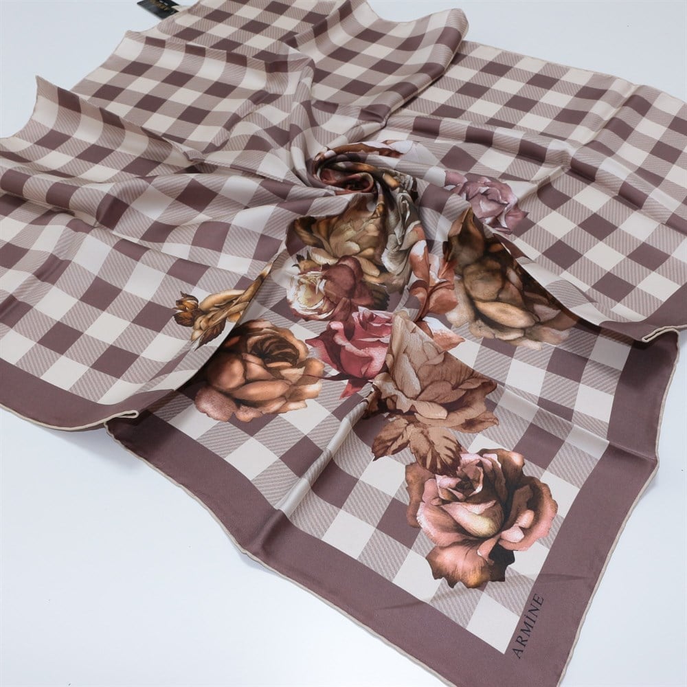 Armine Silk Scarf - 2619D 01 - Twill