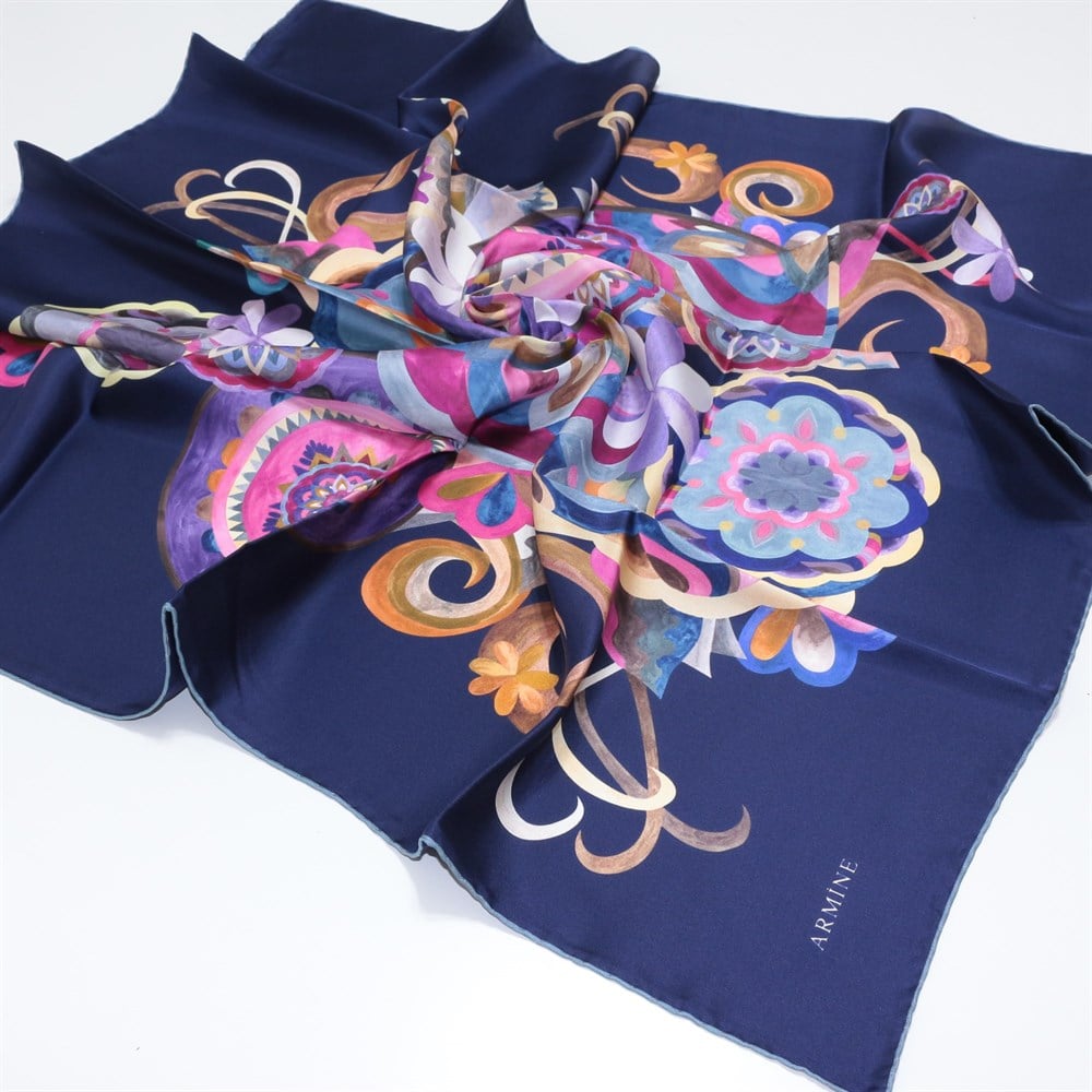 Armine Silk Scarf - 2611D 04 - Twill