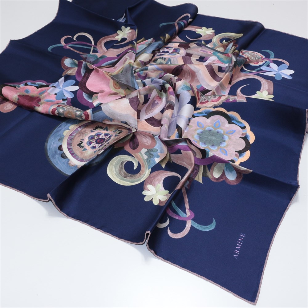 Armine Silk Scarf - 2611D 40 - Twill