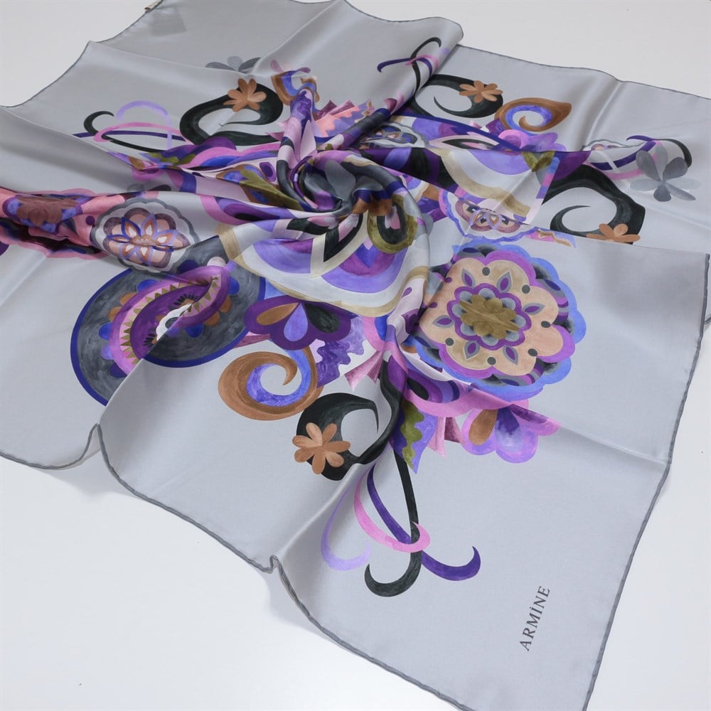 Armine Silk Scarf - 2611D 16 - Twill