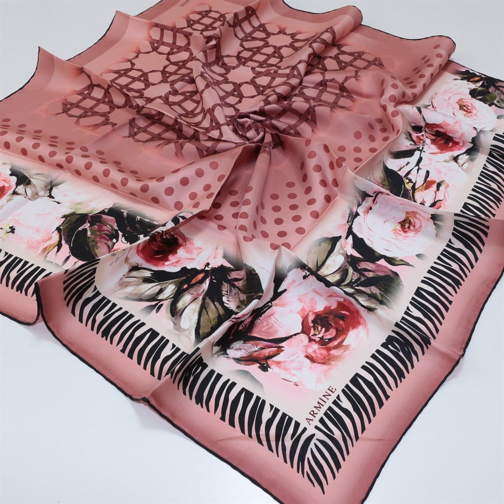Armine Silk Scarf - 2621D 01 - Twill