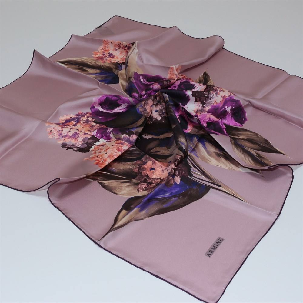 Armine Silk Scarf - 7245D 23 - Twill