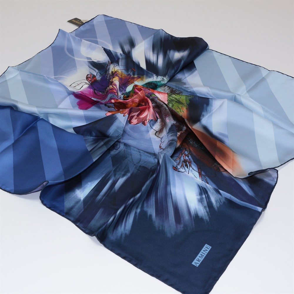 Armine Silk Scarf - 7449D 26 - Twill