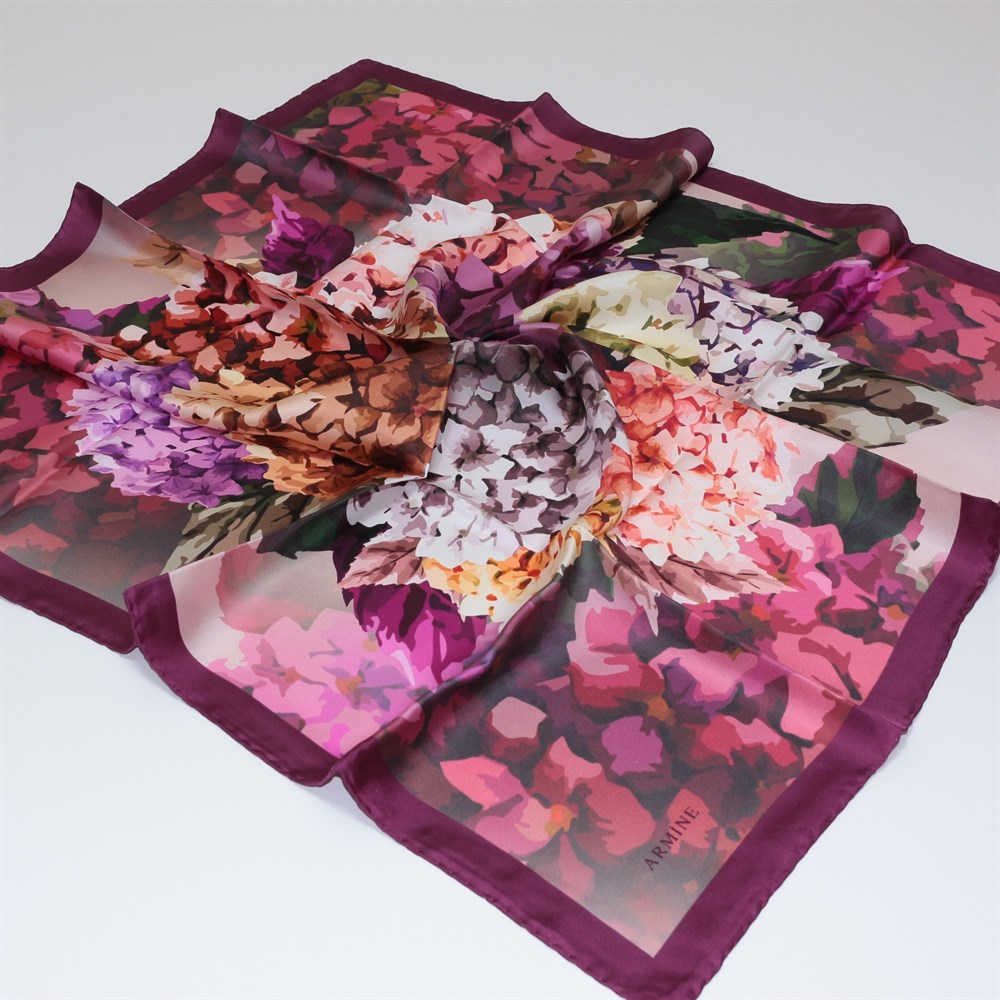 Armine Silk Scarf - 7478D 1 - Twill