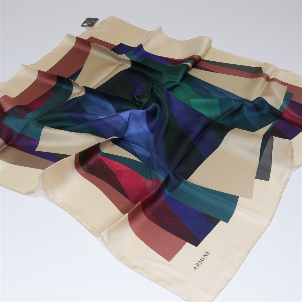 Armine Silk Scarf - 7446D 35 - Twill