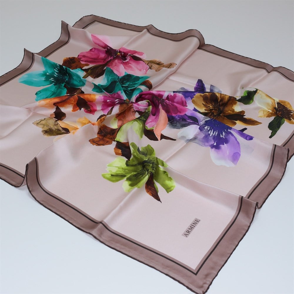 Armine Silk Scarf - 7406D 51 - Twill