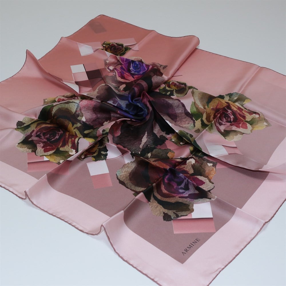 Armine Silk Scarf - 7630D 33 - Twill