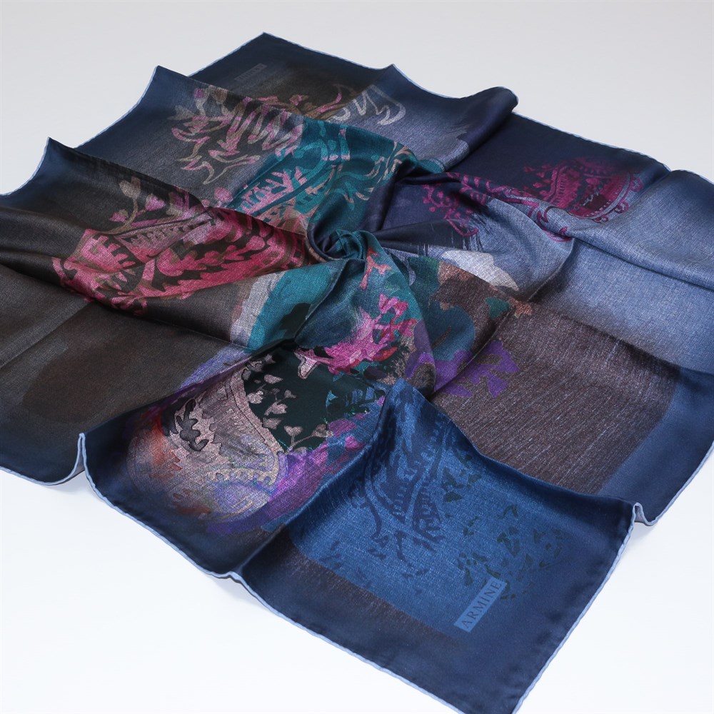 Armine Silk Scarf - 7716D 35 - Twill