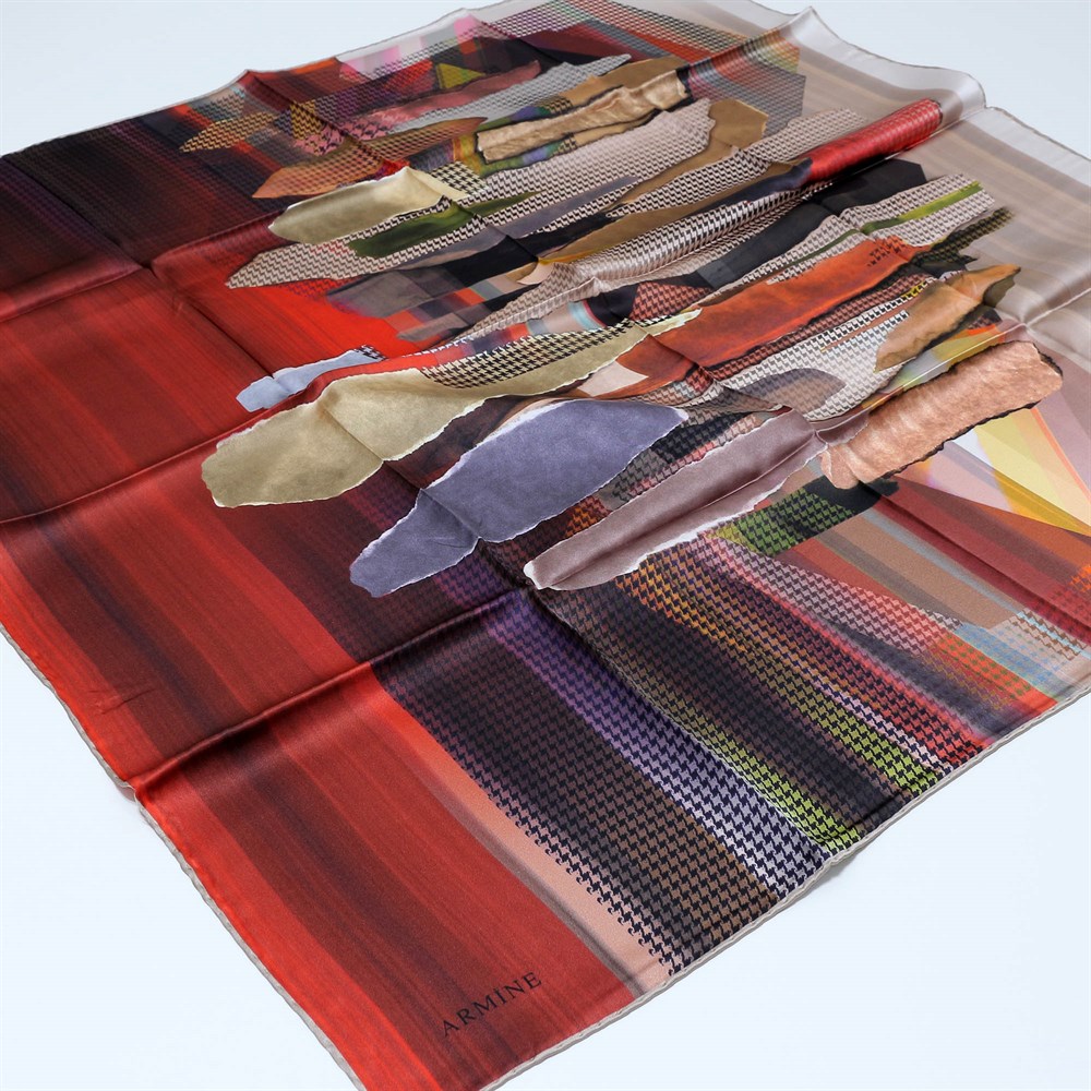 Armine İpek Eşarp - Nostalji Serisi - 7935D 34 - Sura