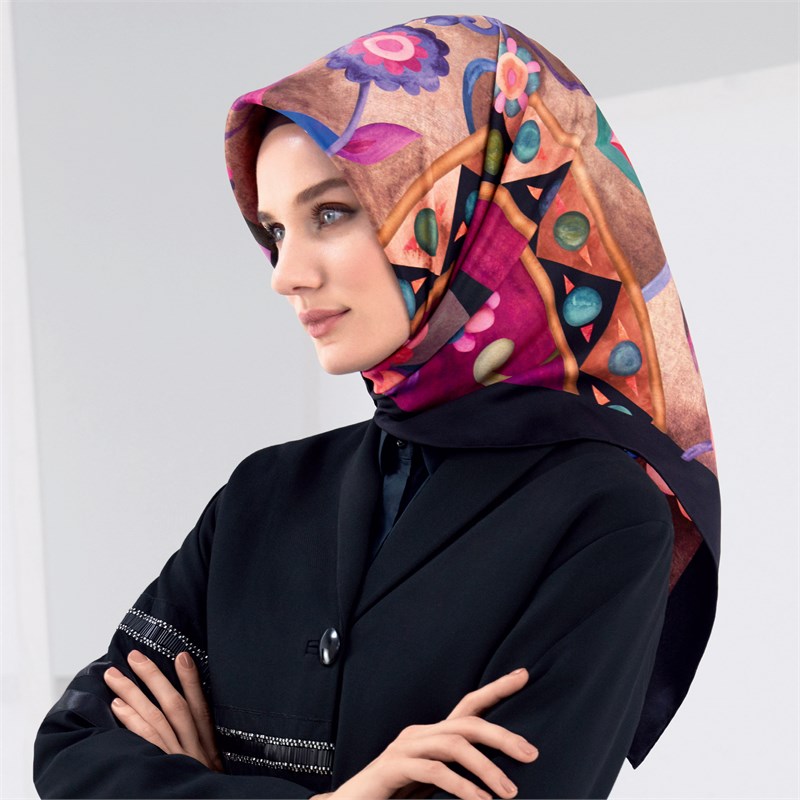 Armine İpek Eşarp 2017/2018 Sonbahar Kış - 7871D 02 - Tivil