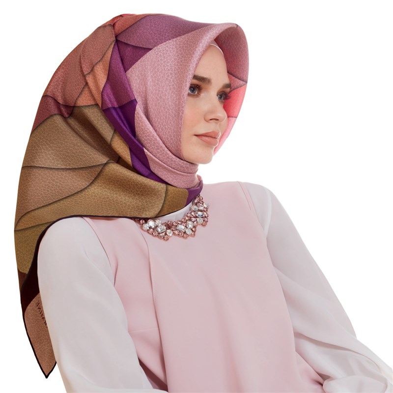 Armine Silk Scarf - 7610D 25 - Satin