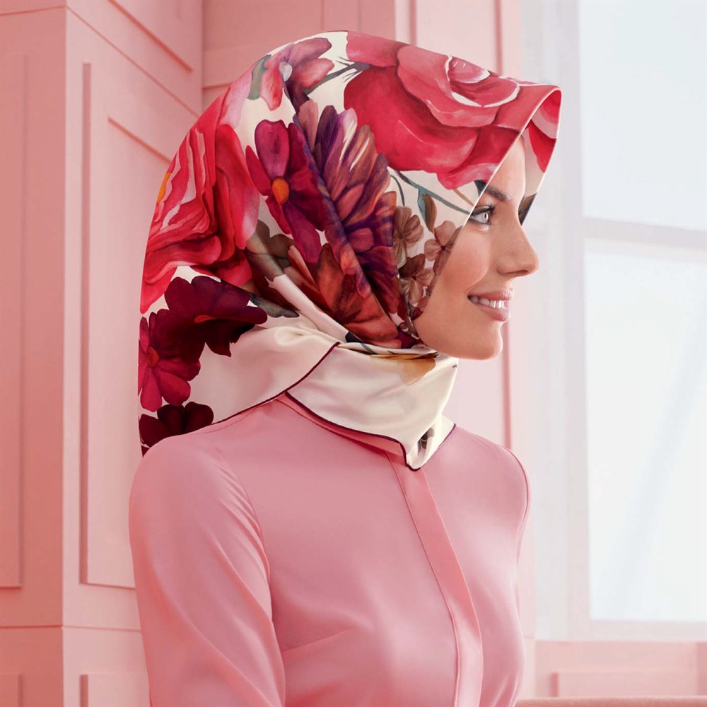 Armine İpek Eşarp 2018 İlkbahar Yaz - 7921D 22 - Sura