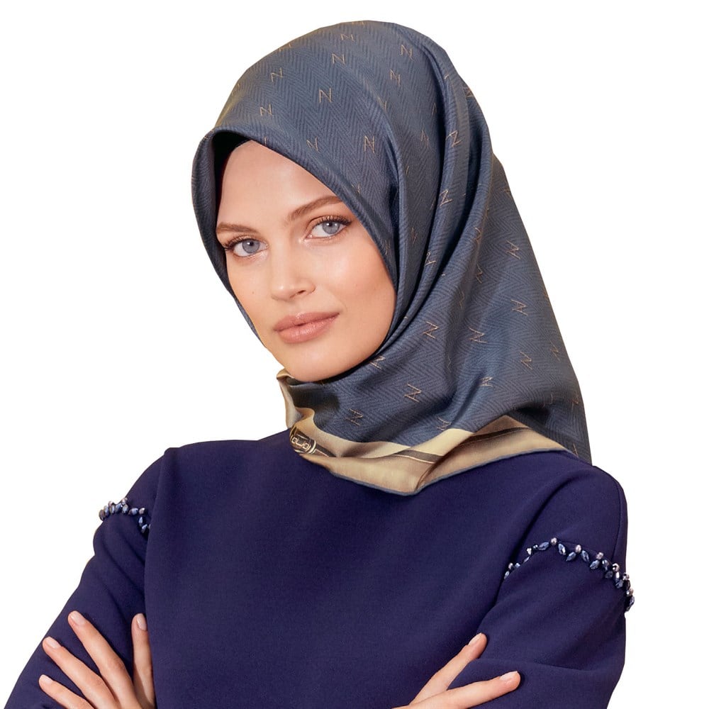 Armine İpek Eşarp - Nostalji Serisi - 8015D 61 - Tivil