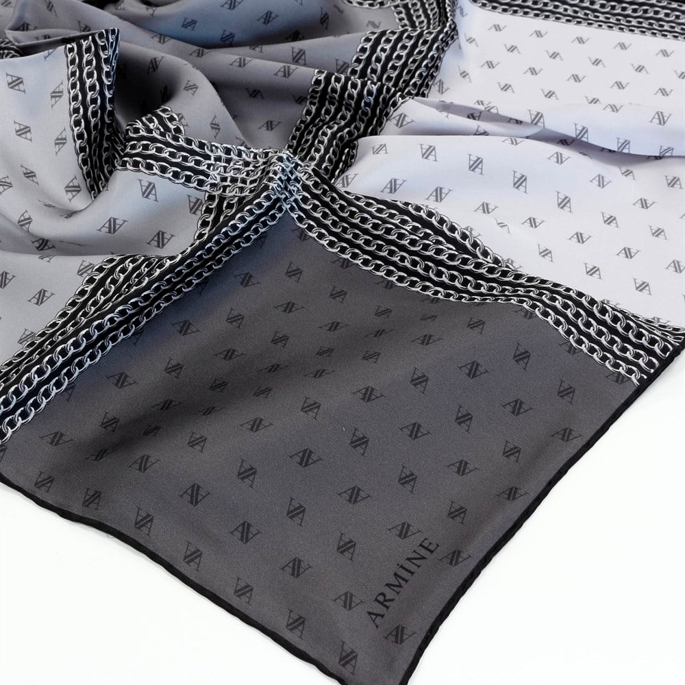 Armine Silk Scarf - 8113D 08 - Twill
