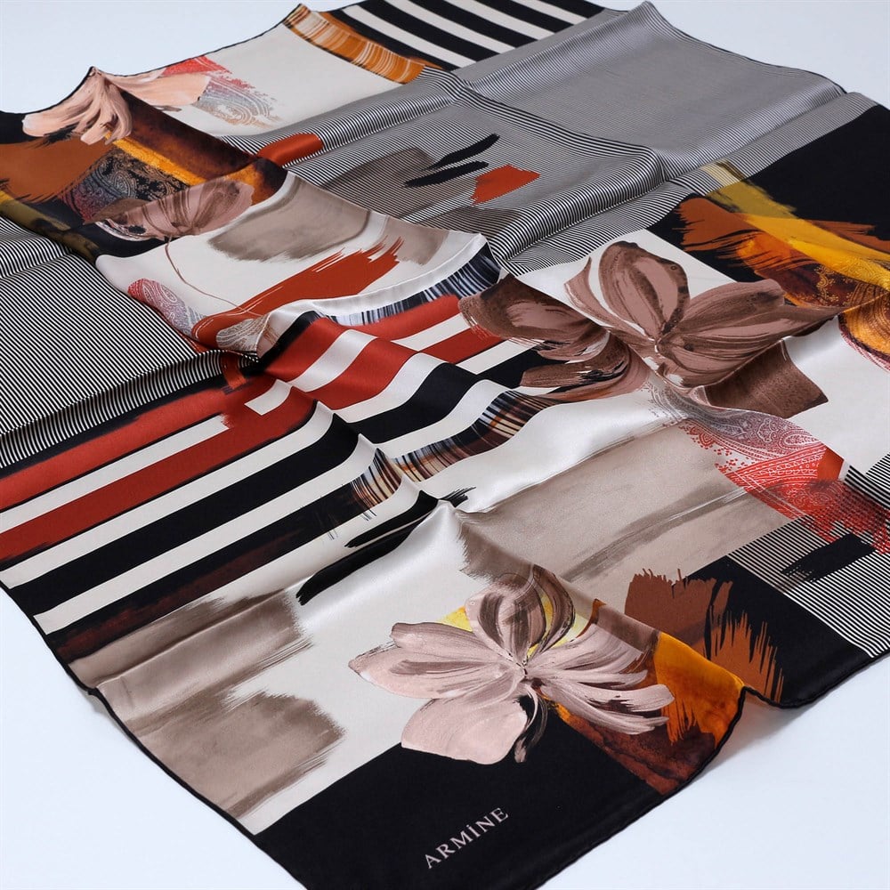 Armine İpek Eşarp 2019 İlkbahar-Yaz - 8115D 02 - Sura