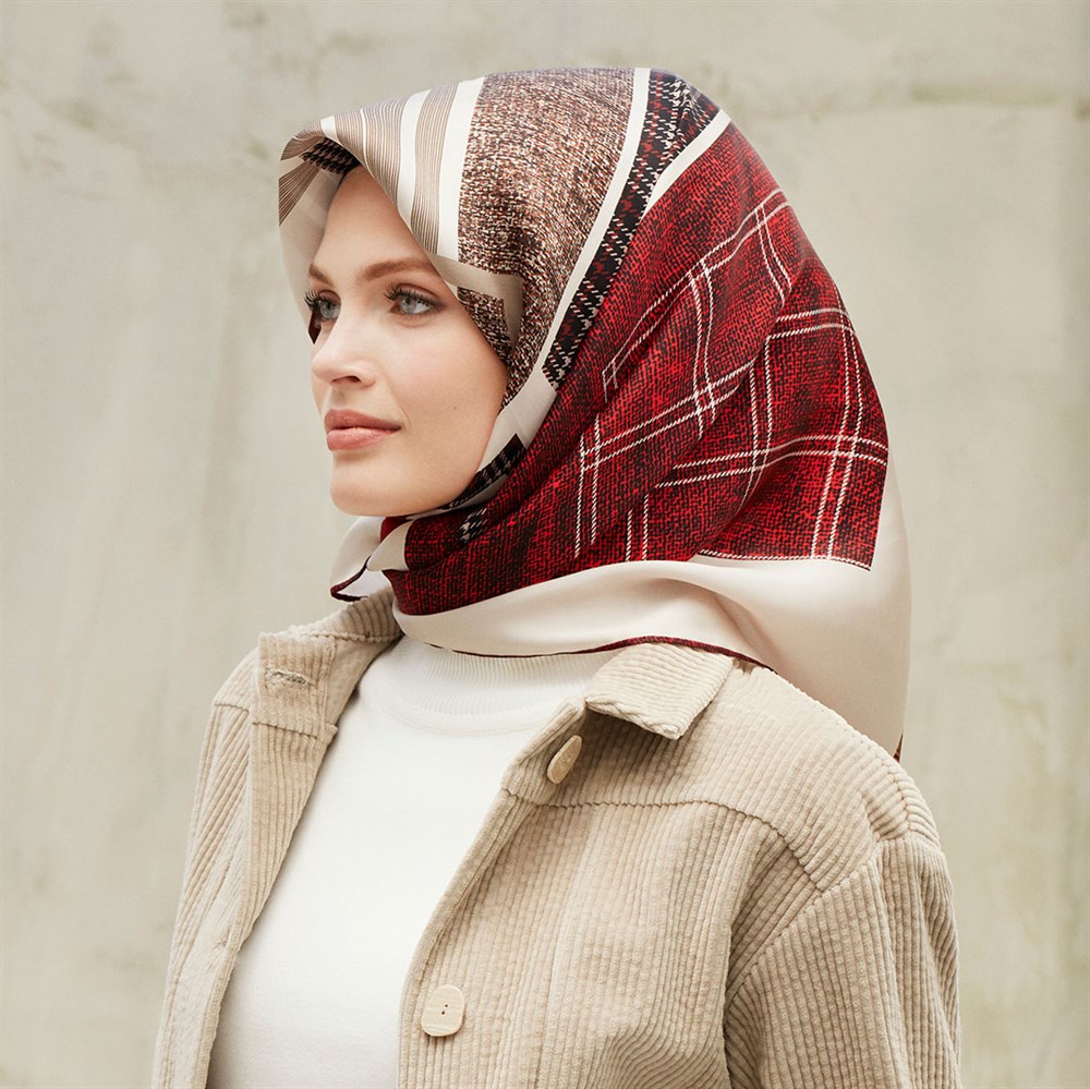 Armine İpek Eşarp 2019/2020 Sonbahar Kış - 8225D 37 - Tivil
