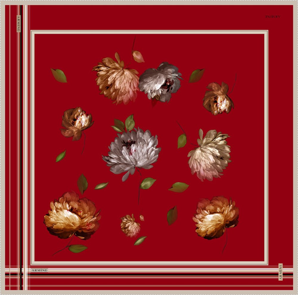 Armine İpek Eşarp 2020 İlkbahar-Yaz - 8348D 01 - Tivil