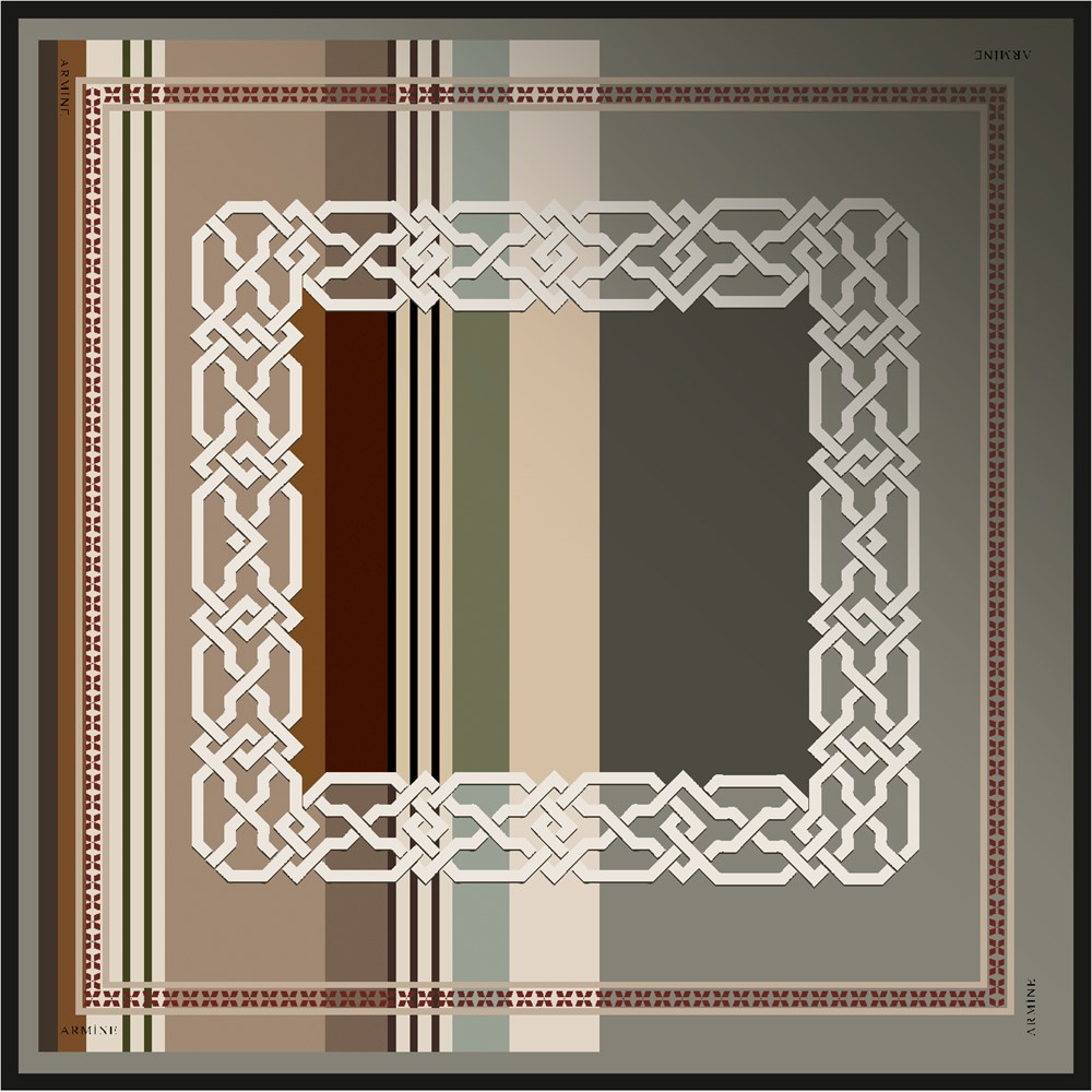 Armine İpek Eşarp 2020 İlkbahar-Yaz - 8334D 43 - Sura