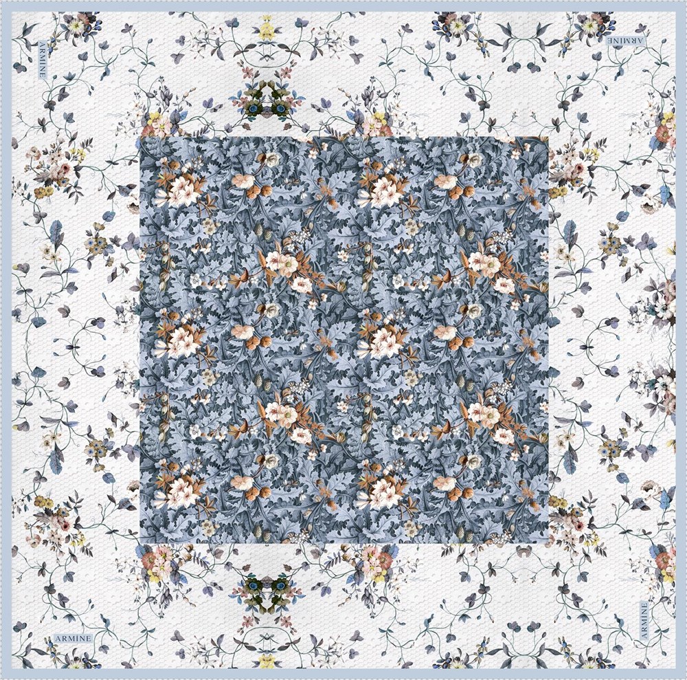 Armine İpek Eşarp 2020 İlkbahar-Yaz - 8329D 81 - Sura