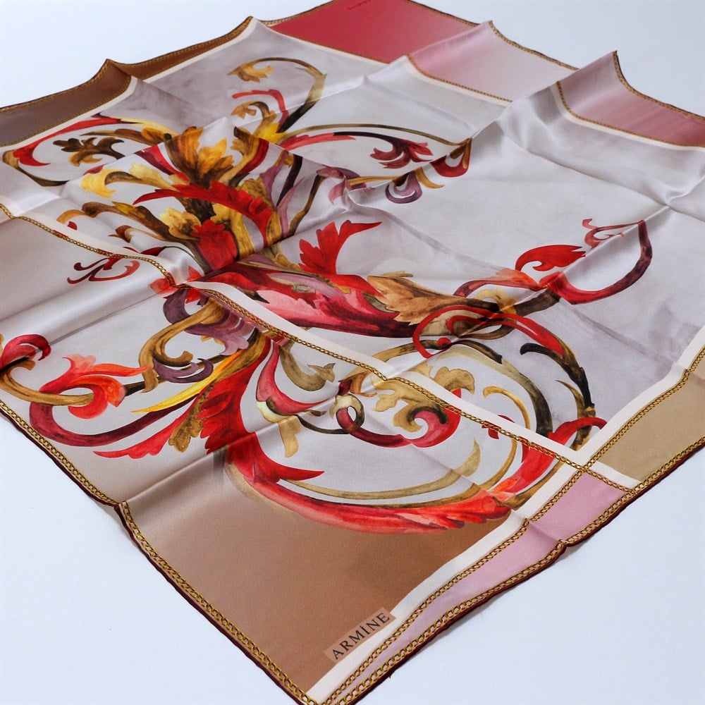 Armine İpek Eşarp 2020 İlkbahar-Yaz - 8327D 32 - Tivil